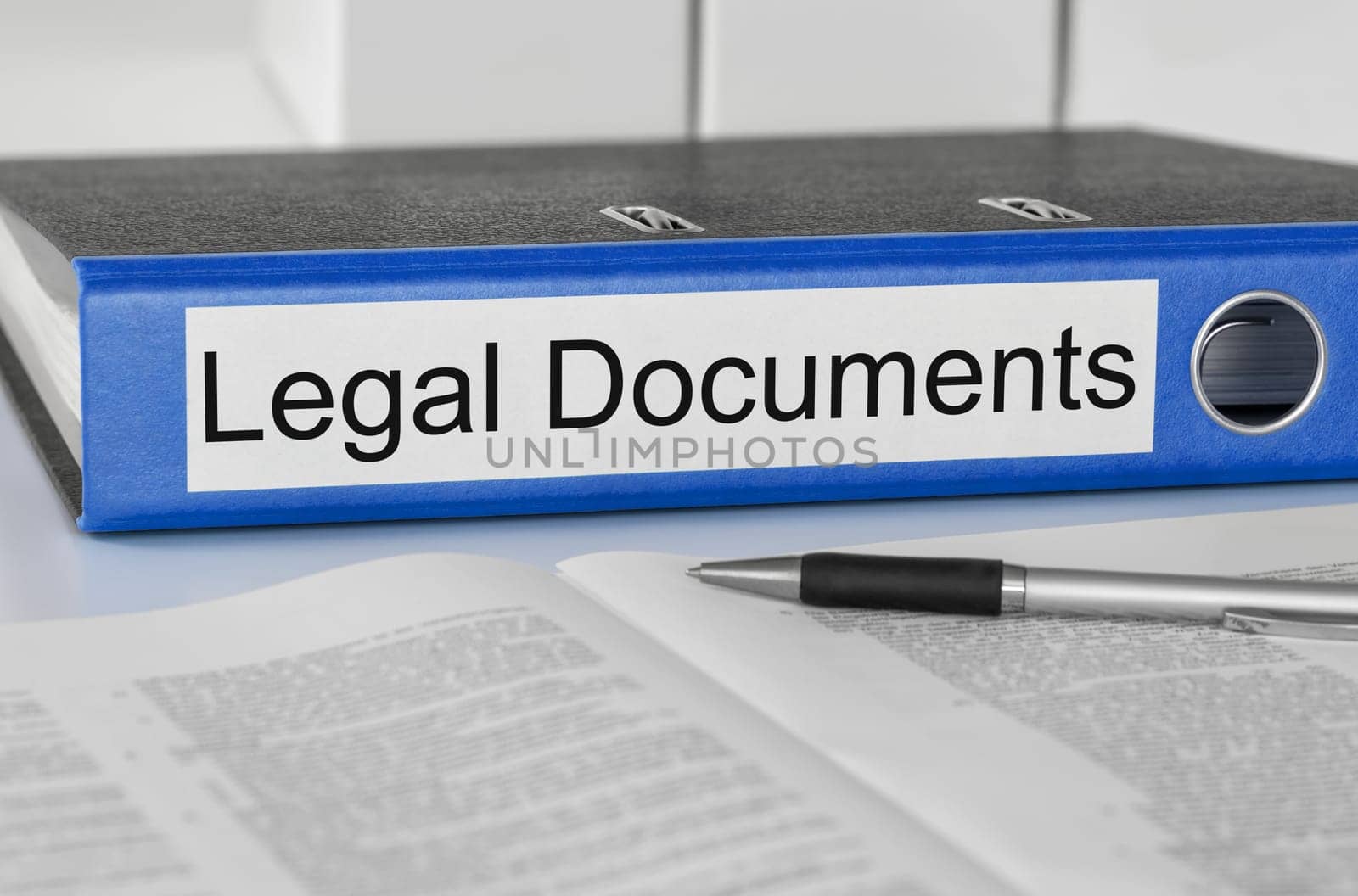 Folder with the label Legal Documents