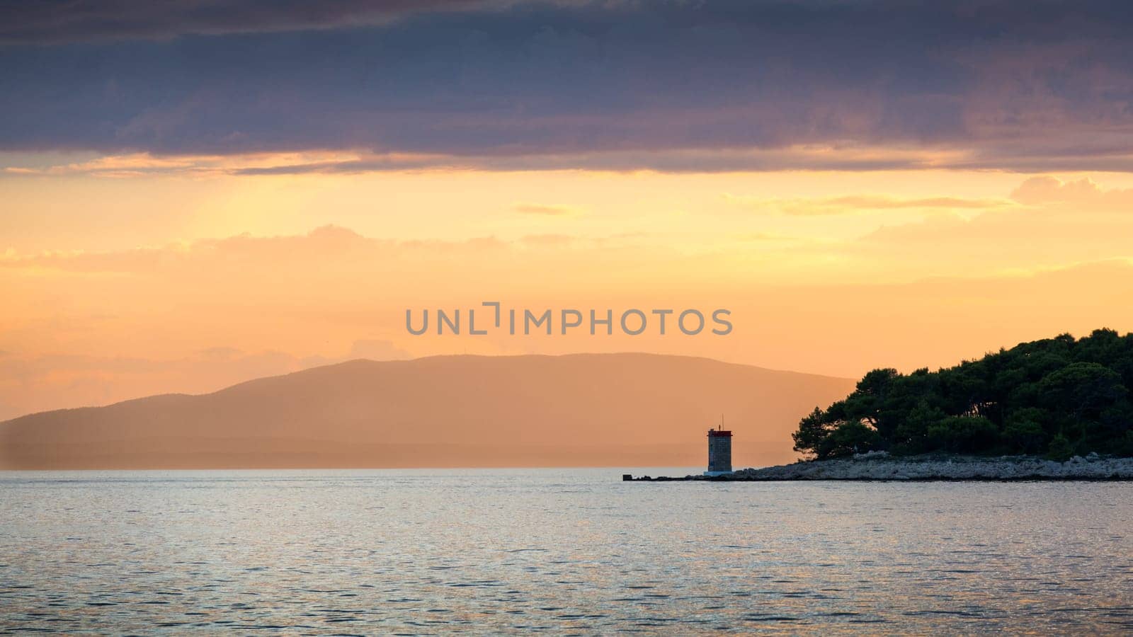 Sunset By The Sea Rab island Croatia