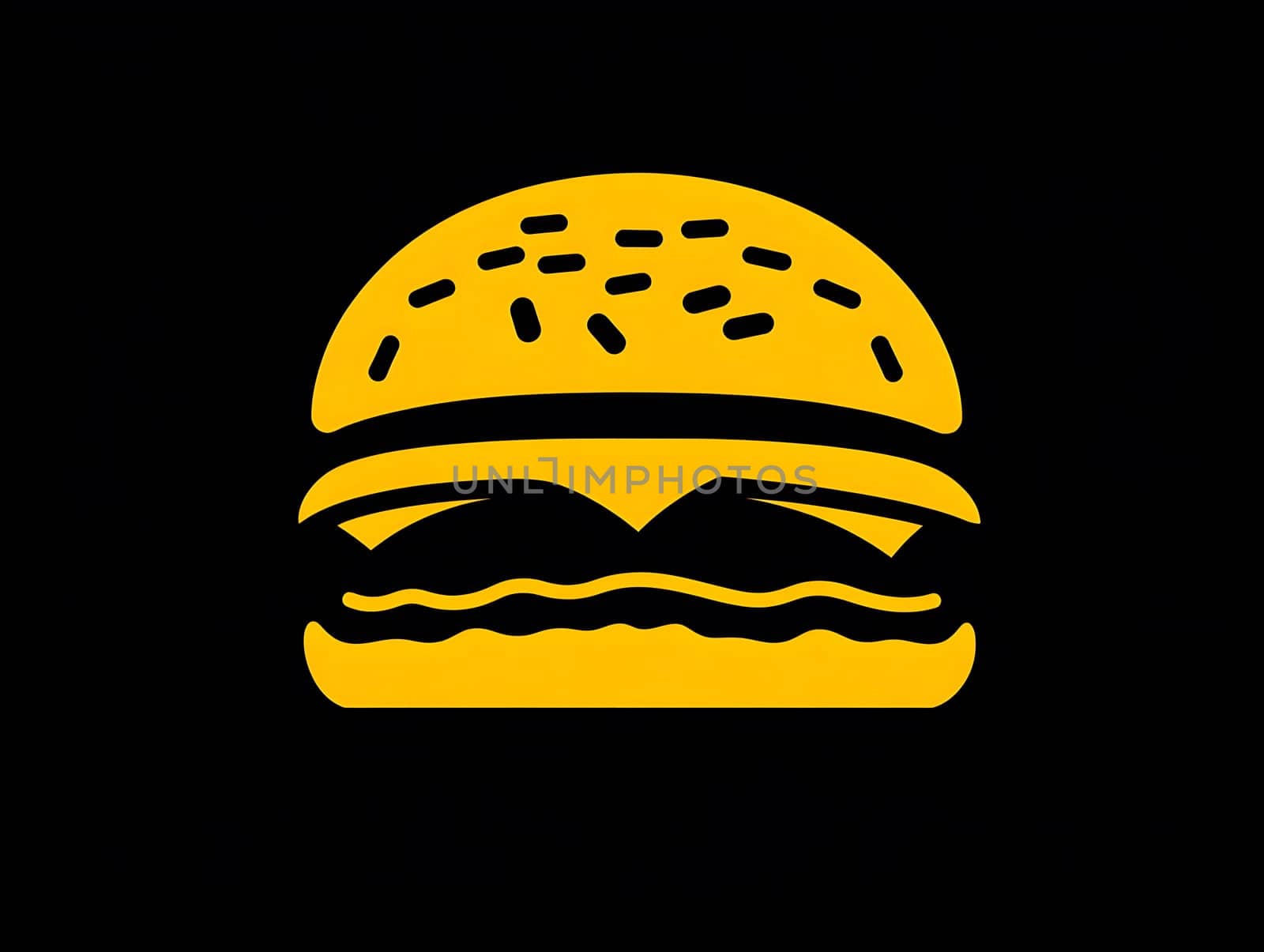 Cheeseburger Fast Food Delicious Tasty Burger Icon Logo Symbol