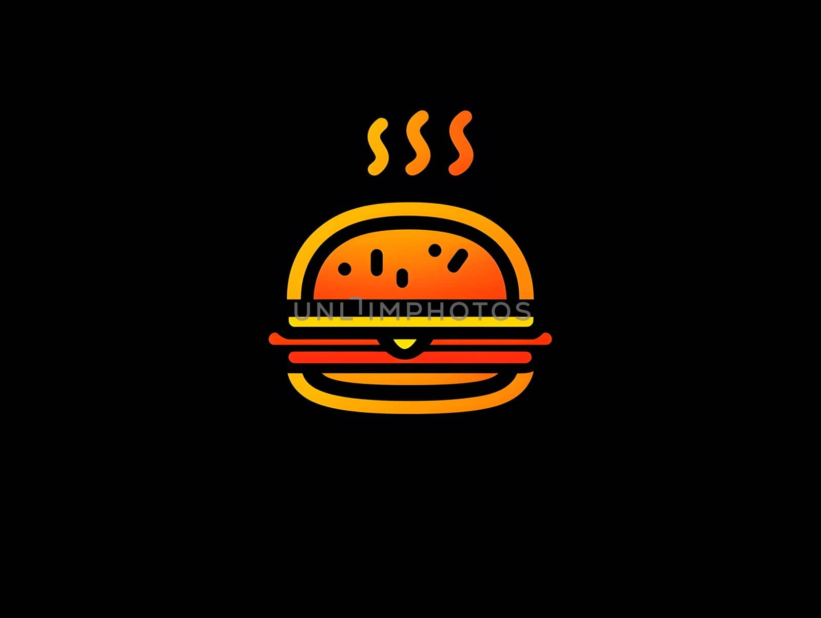 Cheeseburger Fast Food Delicious Tasty Burger Icon Logo Symbol