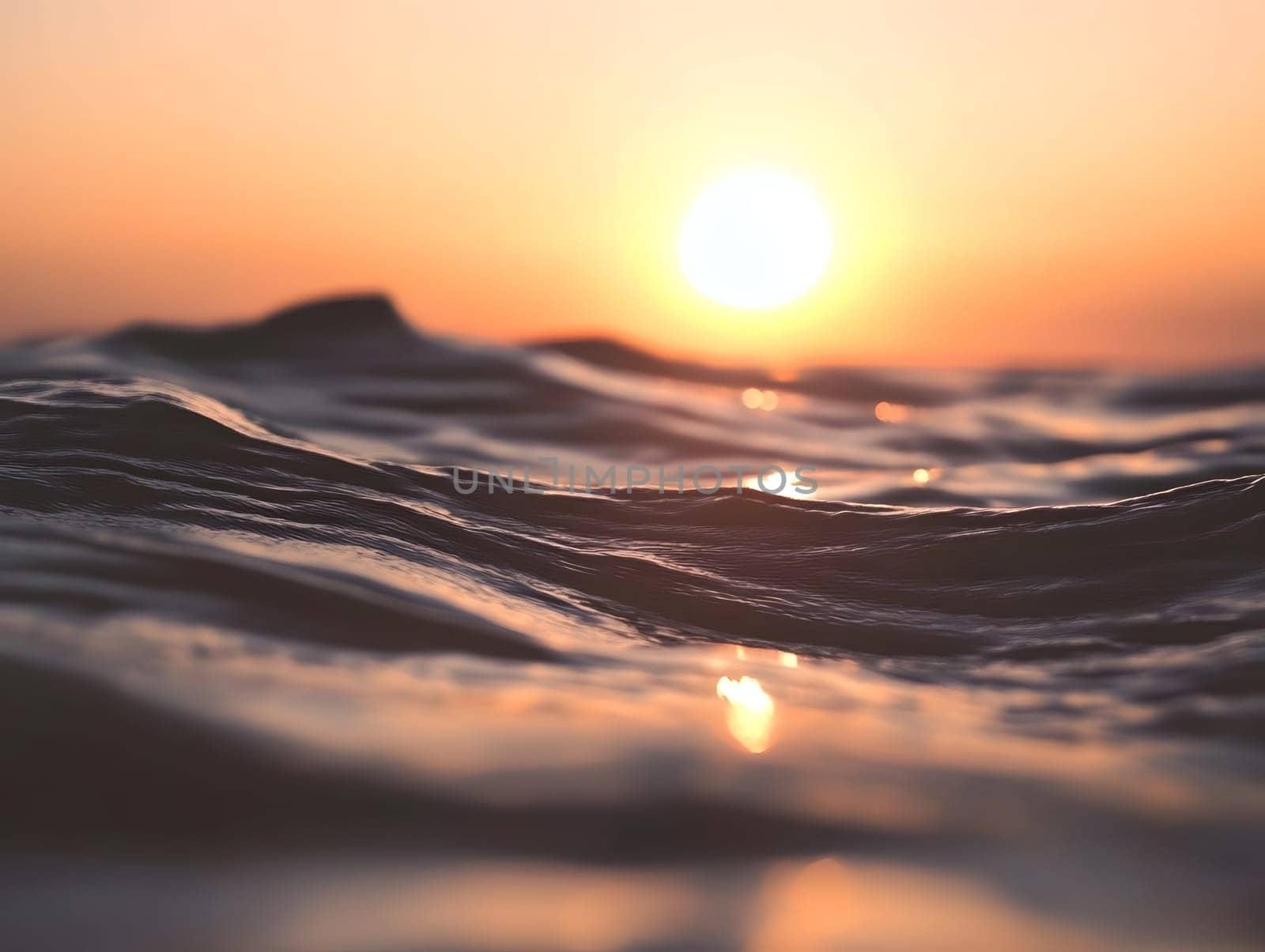 Sunset Ocean Sunrise Horizon Sunlight Water waves