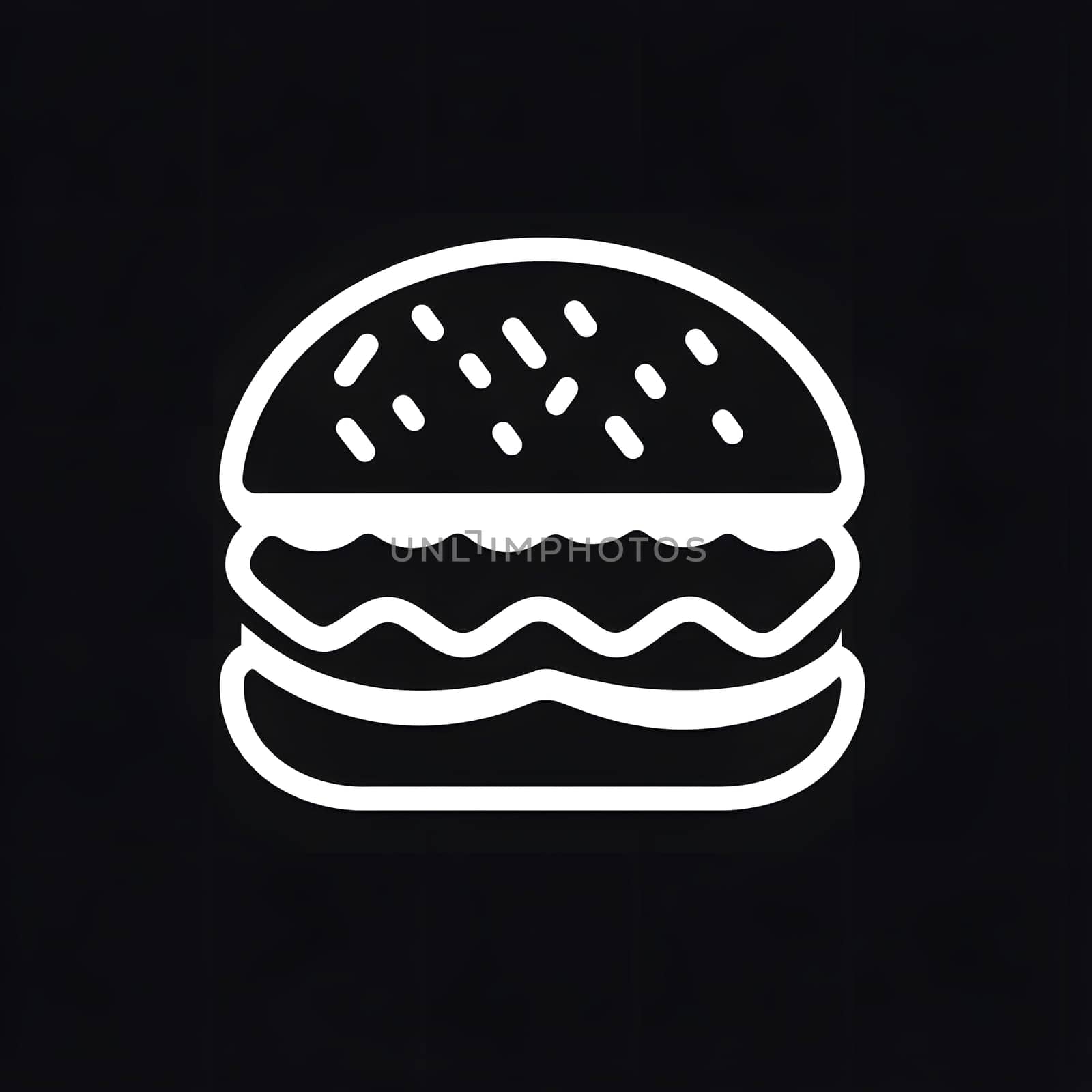 Cheeseburger Fast Food Delicious Tasty Burger Icon Logo Symbol