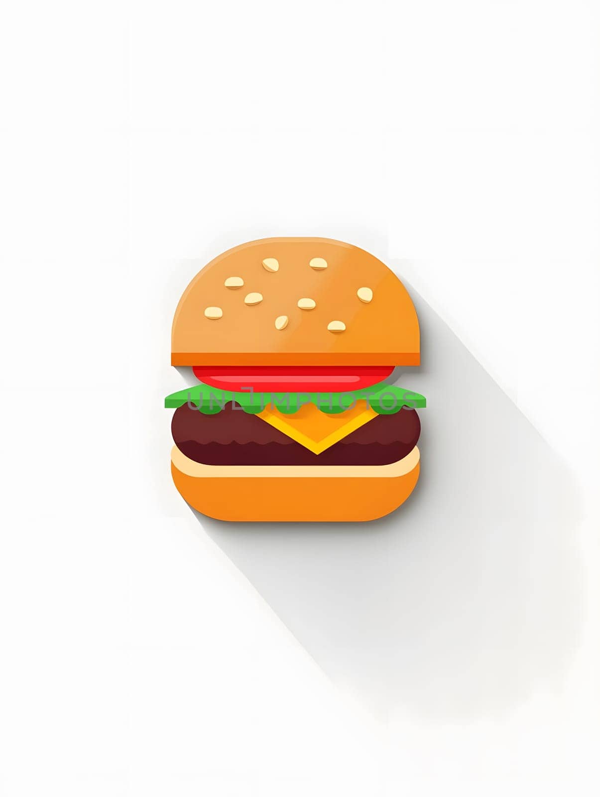Cheeseburger Fast Food Delicious Tasty Burger Icon Logo Symbol