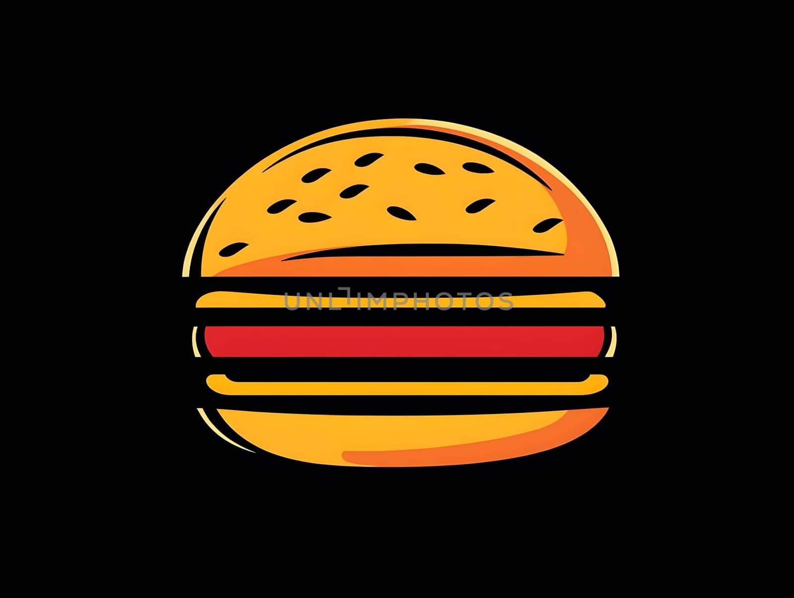 Cheeseburger Fast Food Delicious Tasty Burger Icon Logo Symbol