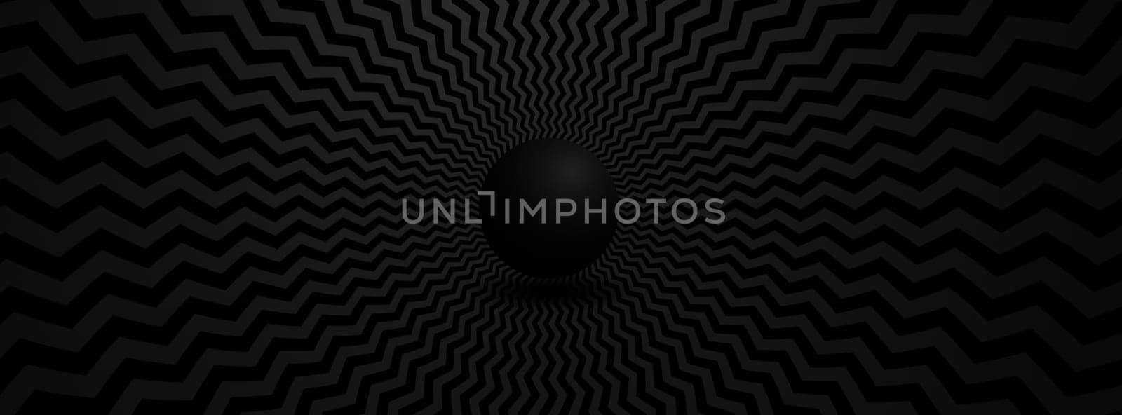 Optical illusion horizontal background. Abstract curves, geometric effect.
