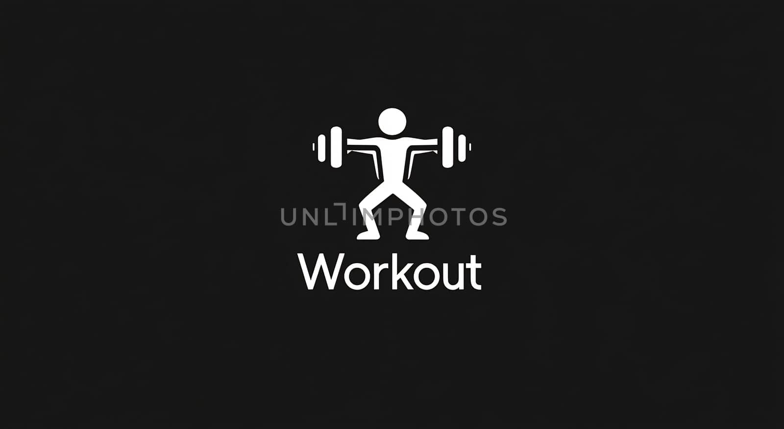 A figure is lifting weights with determination in a simple black background, emphasizing strength and dedication to fitness.