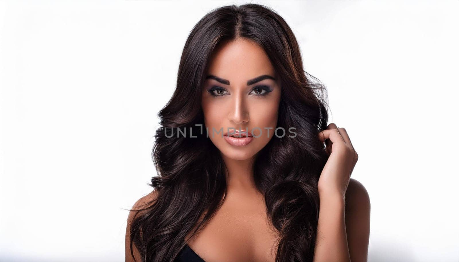 gorgeous young woman portrait, AI generated image