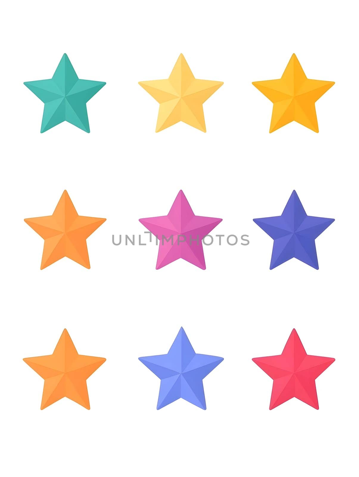 Some Colorful Star Graphic Icon logo Symbol