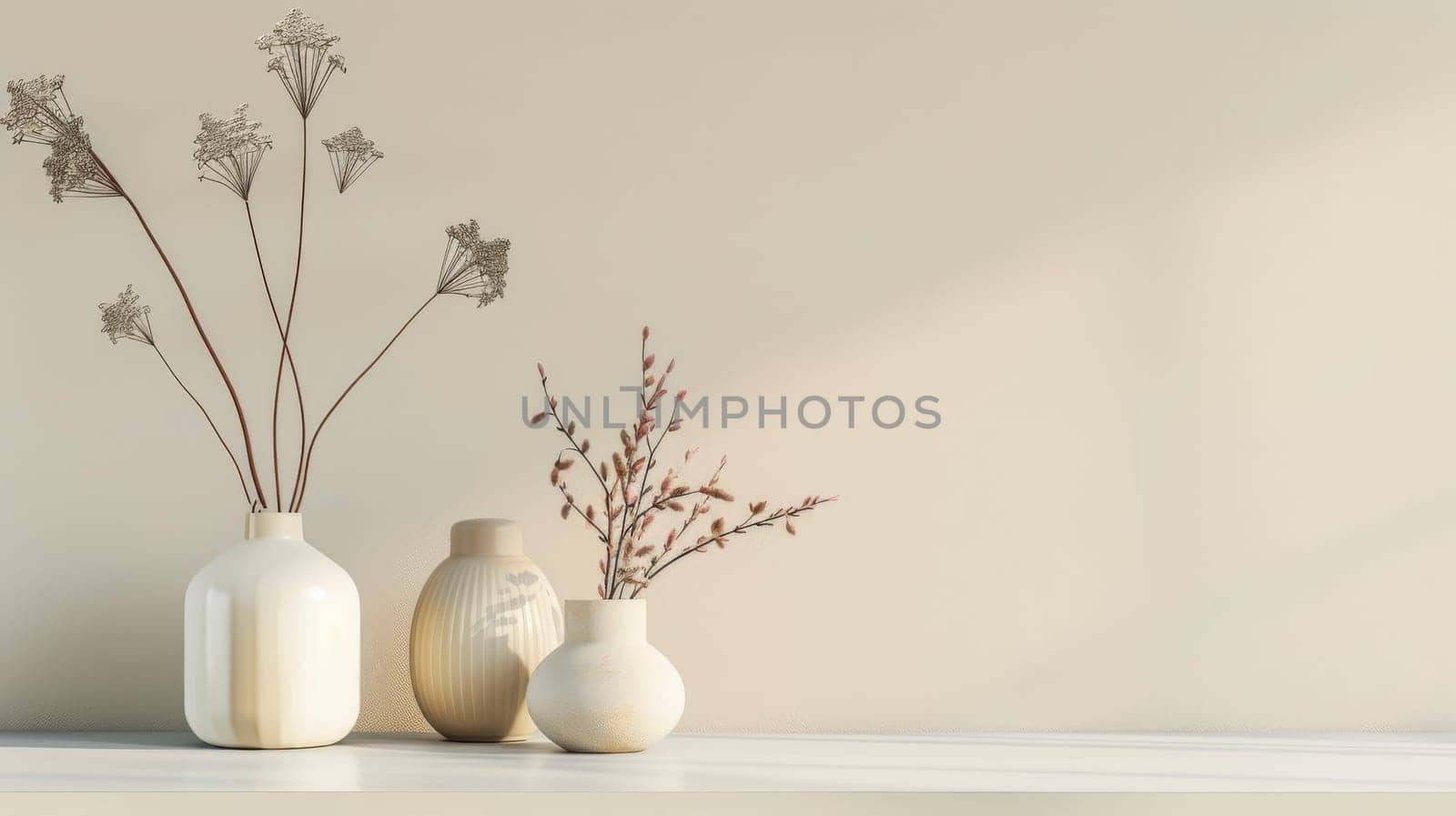Blank background mockup arrangement with plenty of room for customization.