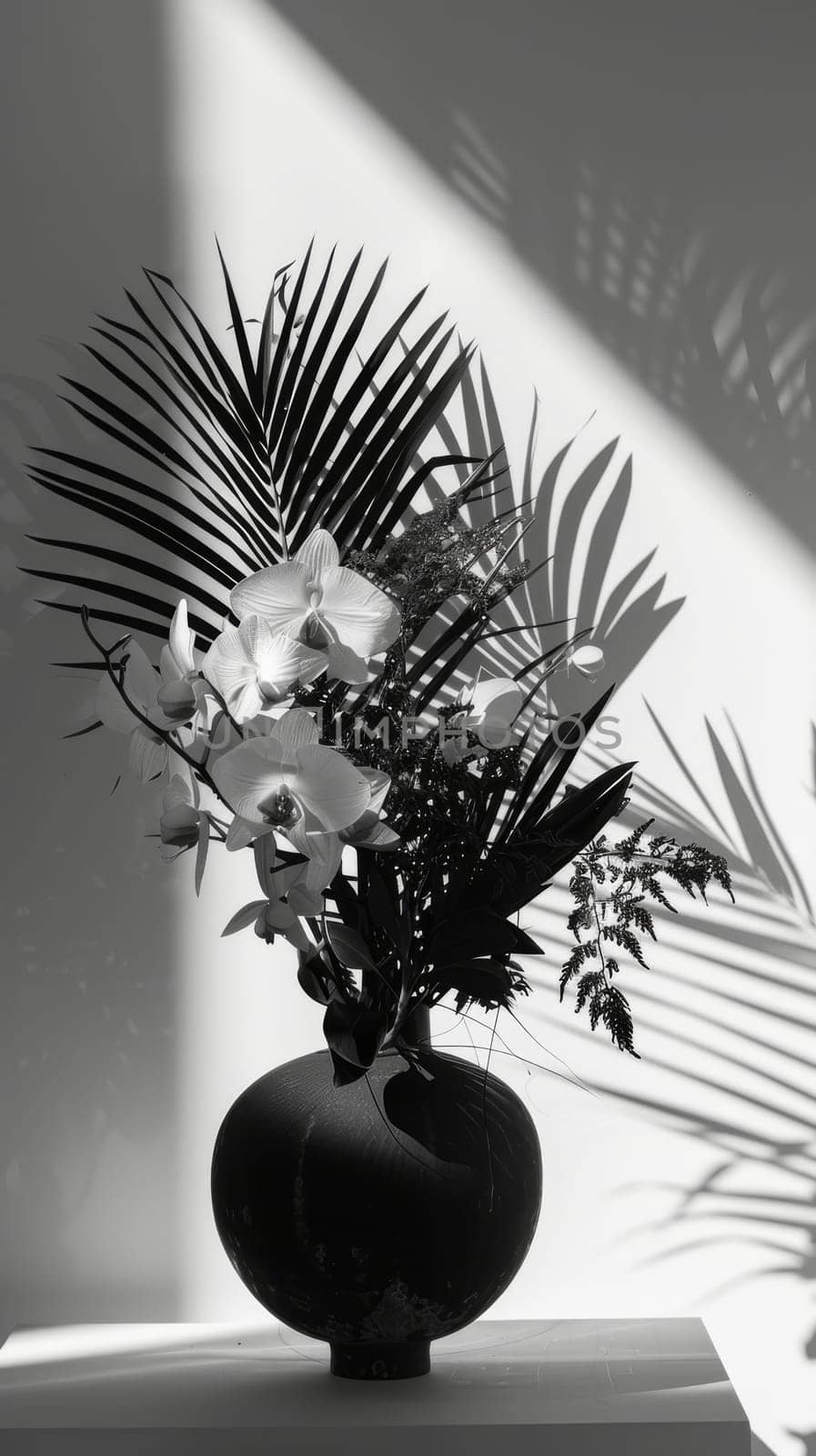 Bold and dramatic mockup arrangement in silhouette.