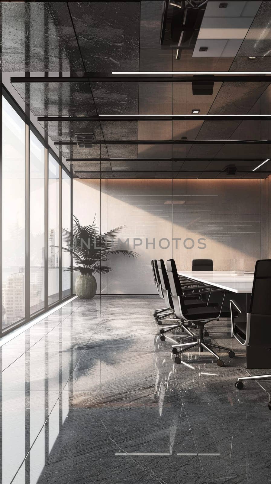 Business environment with a sleek layout pattern.