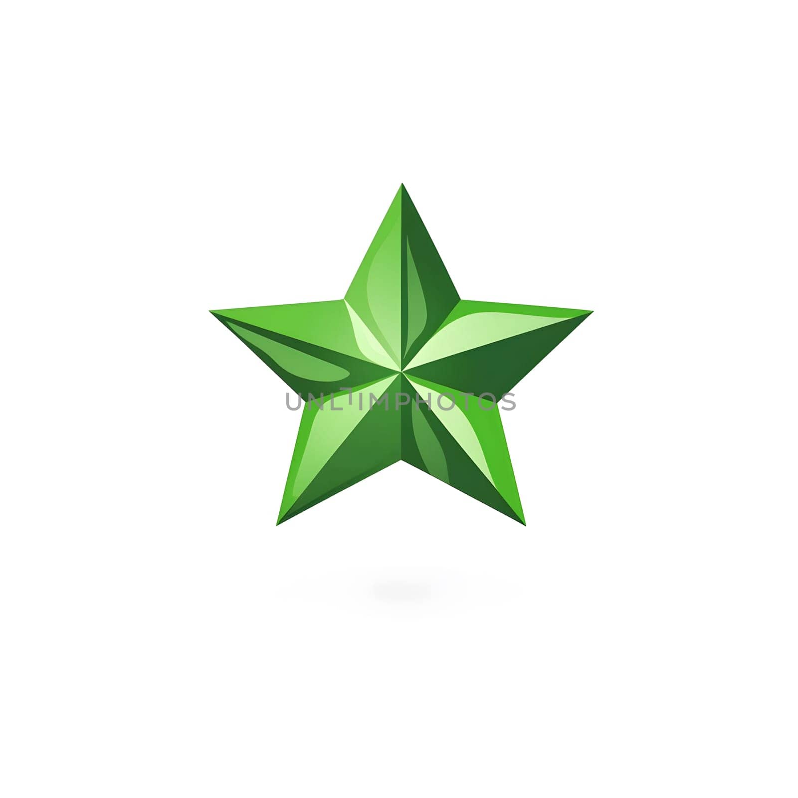 Green Star Graphic Icon logo Symbol