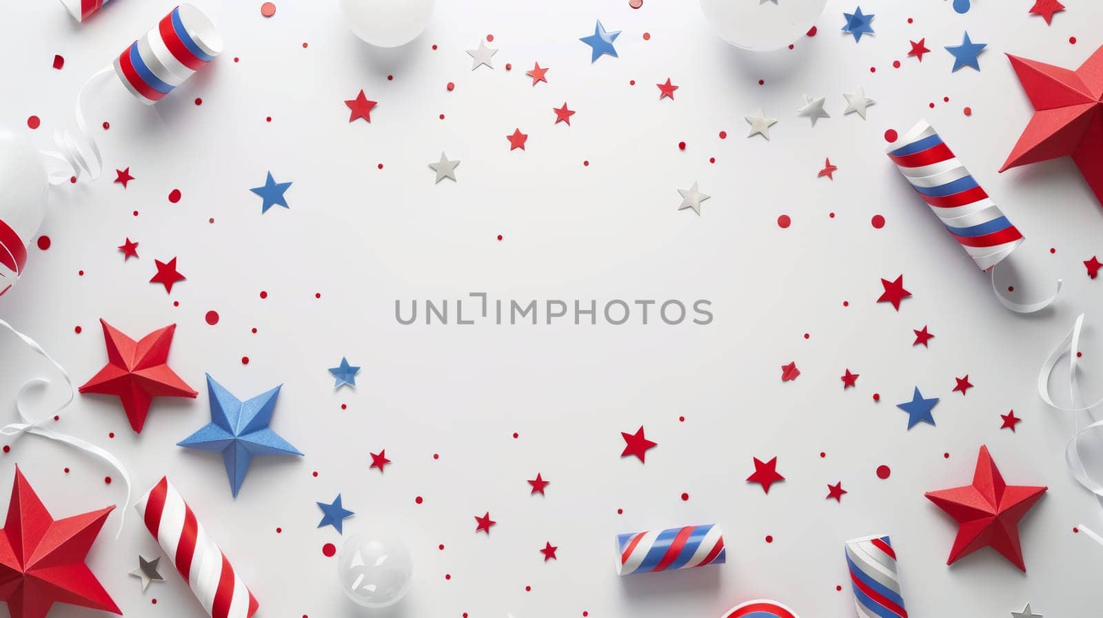 Clean white background with subtle patriotic details for Patriot Day.