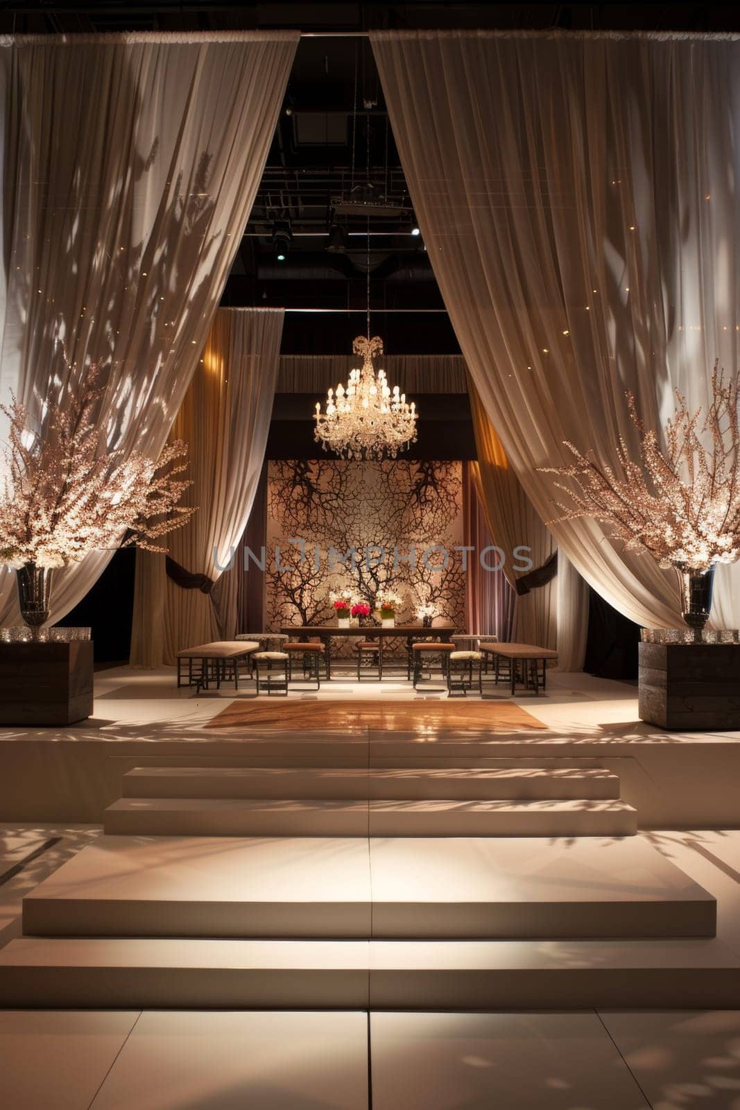 Contemporary backdrop showcasing elegant layout designs.