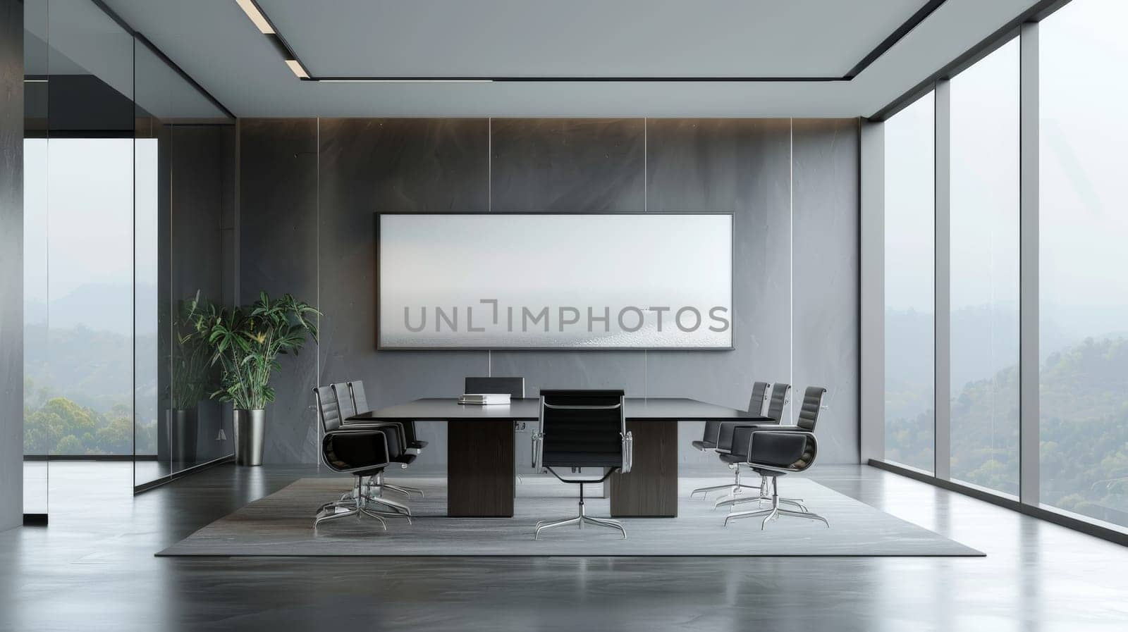 Simple and elegant business environment with minimalistic decor.