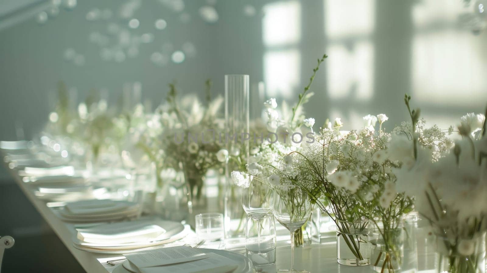 Understated beauty shines through in this minimalist party design