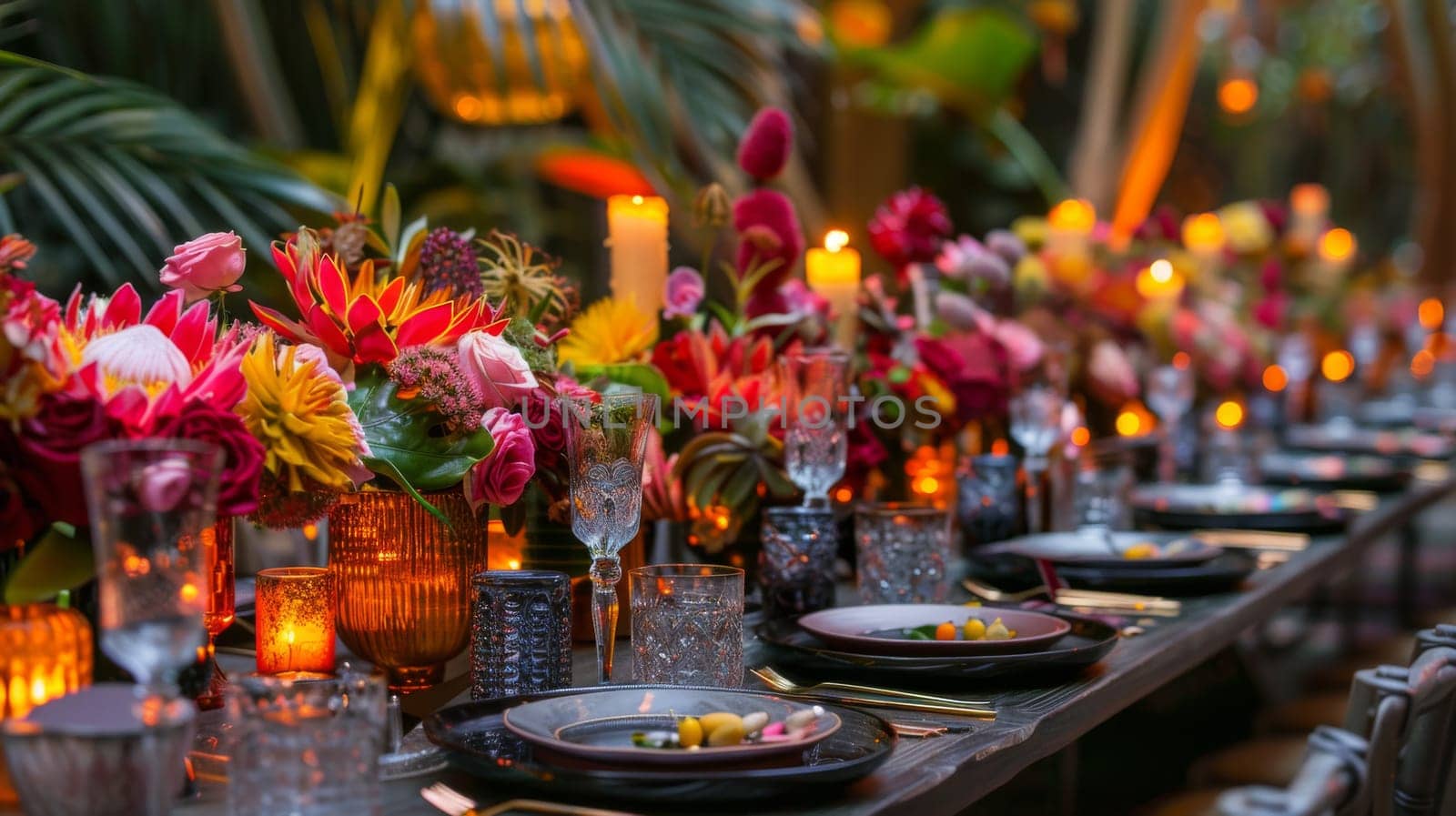 Unique party arrangement featuring a one-of-a-kind layout pattern