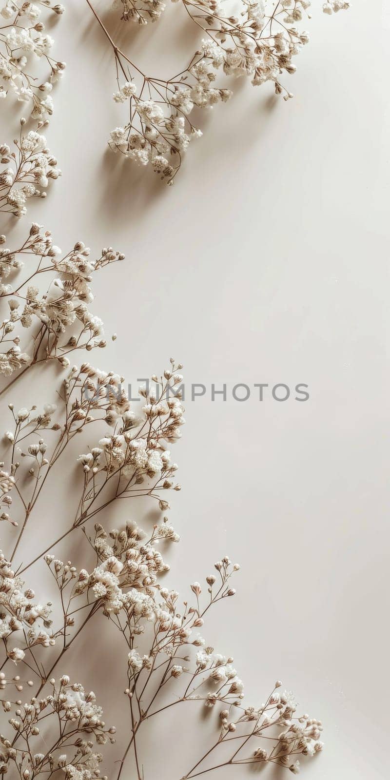 Blank background mockup arrangement for showcasing your designs.
