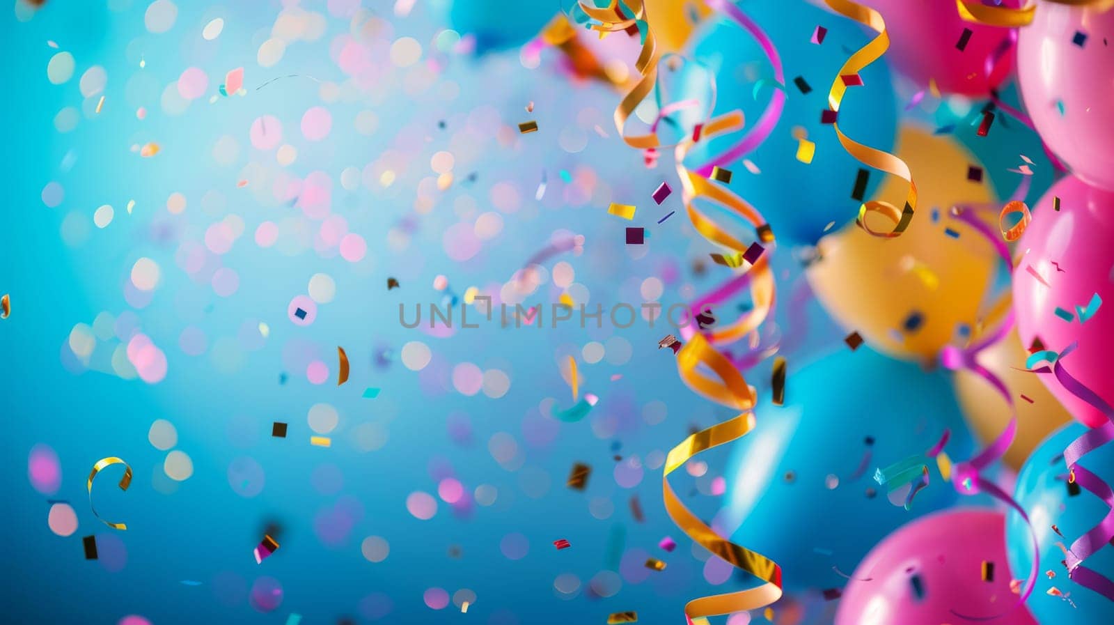 Cheerful party environment with blank space ideal for branding
