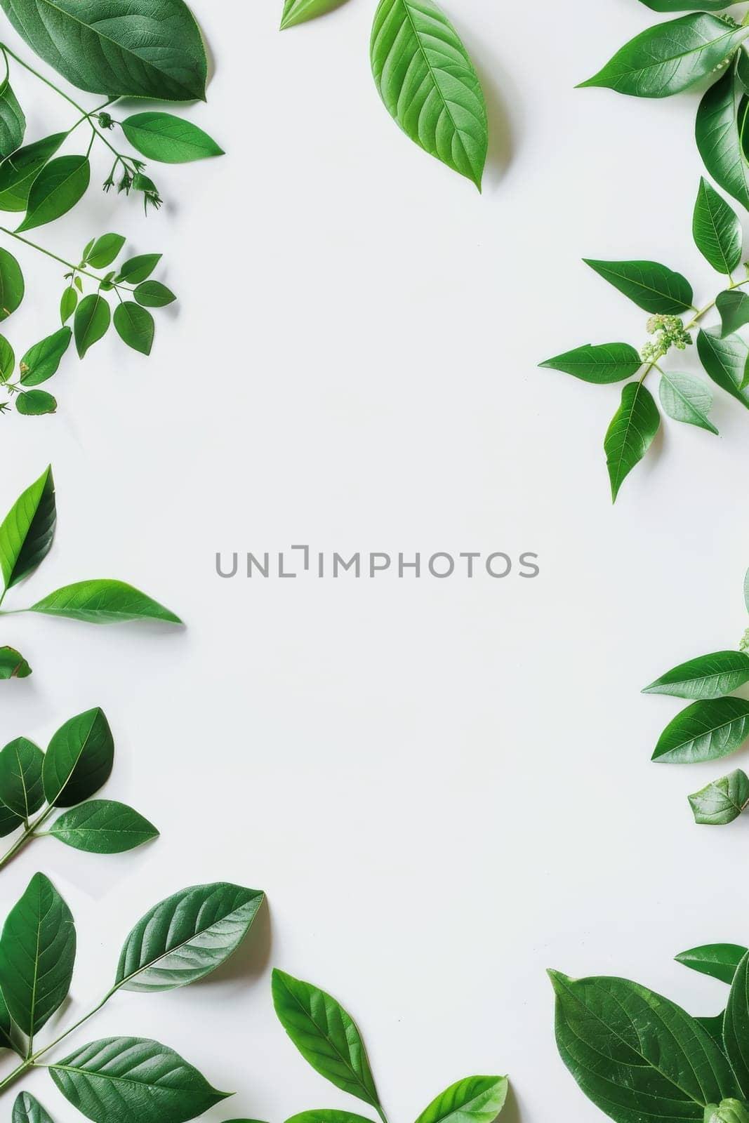 Clean and modern flat lay composition with empty space for text.