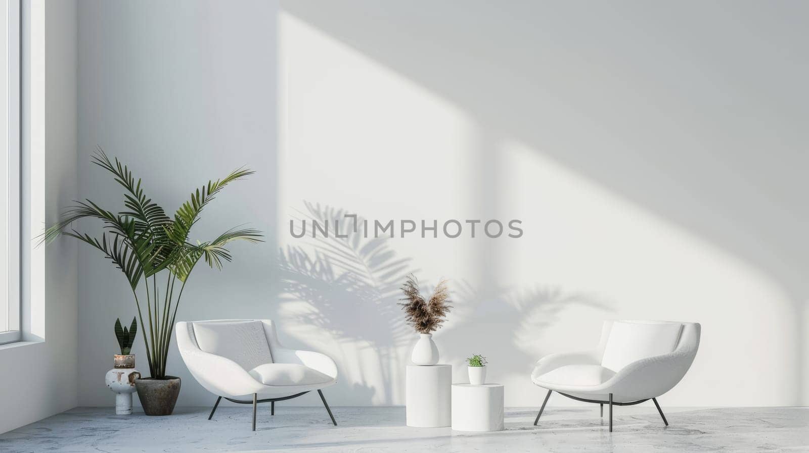 Clean copy space mockup arrangement for professional presentations.