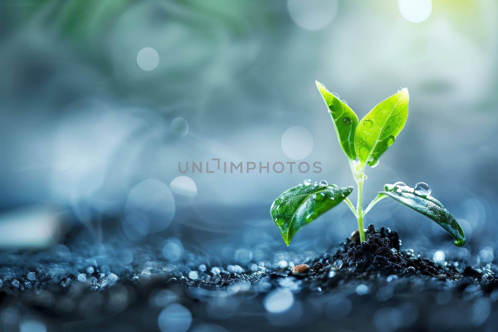 Conceptual business background with a focus on growth.