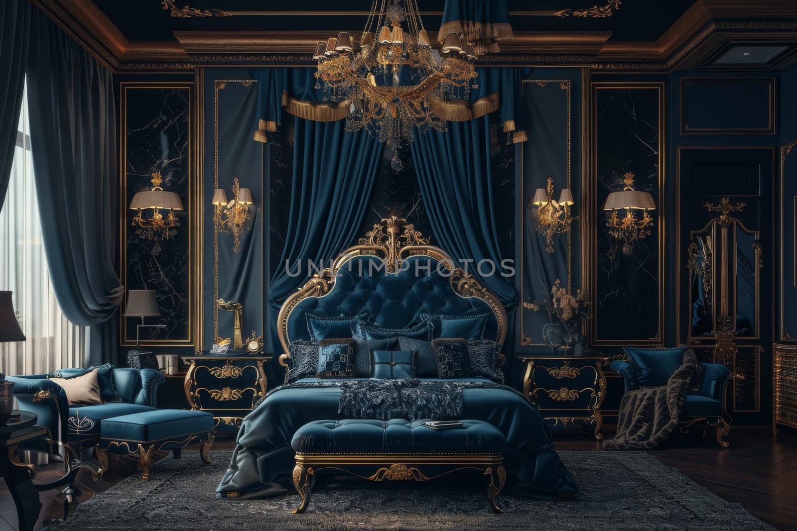 Luxurious mockup design showcasing opulent decoration for a high-end touch.