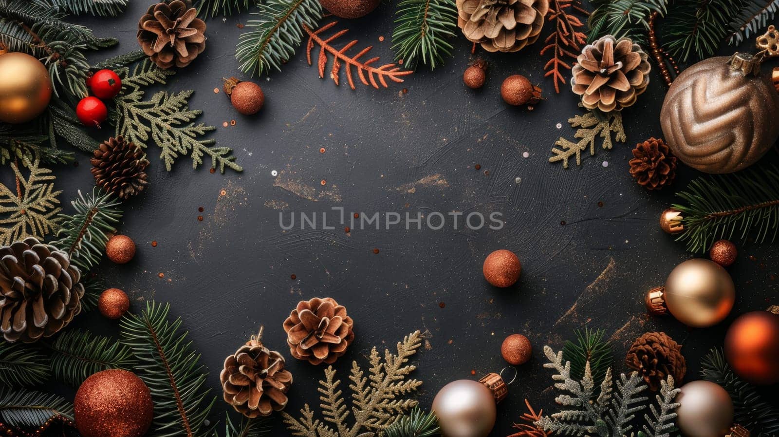 Festive celebration with blank space for customizable messaging