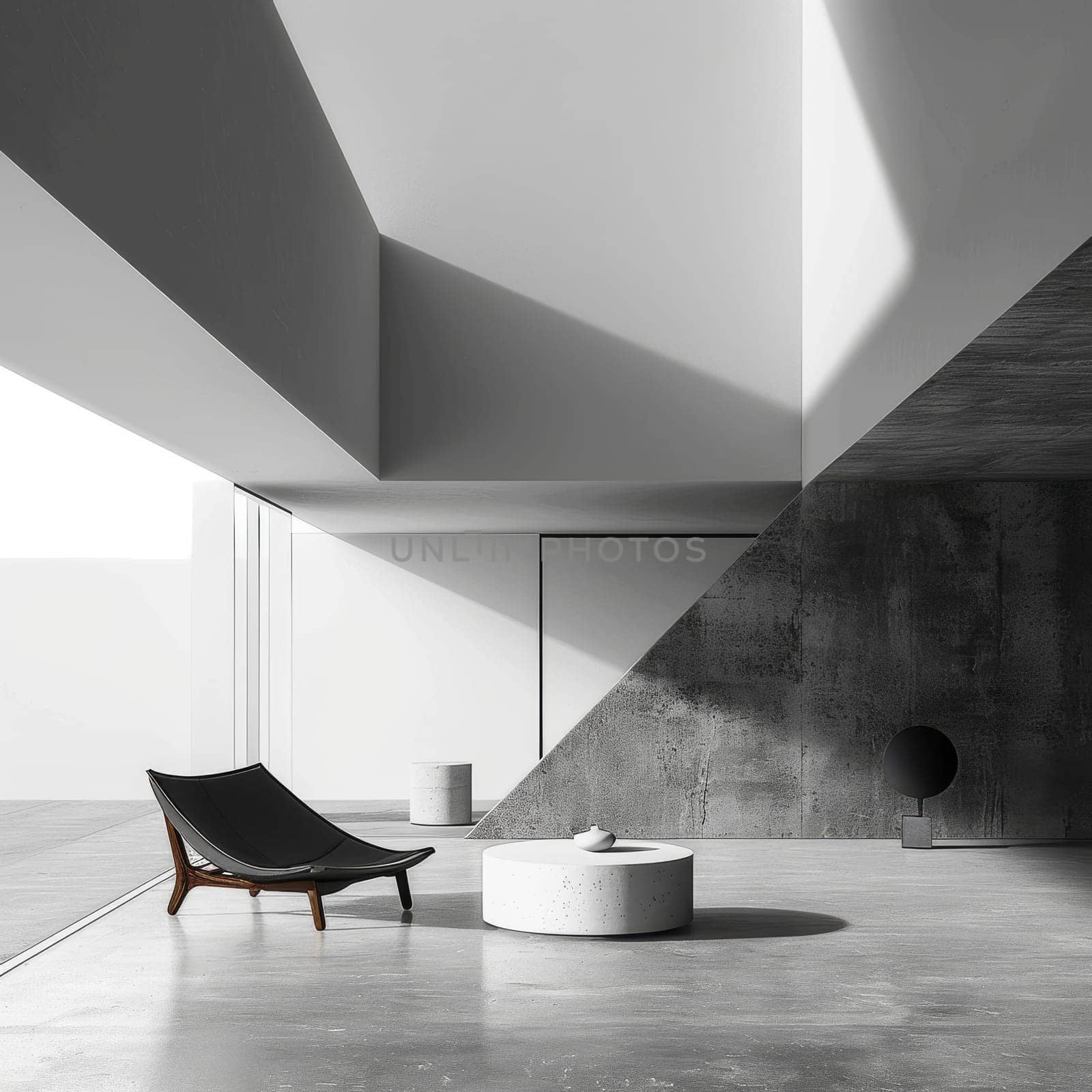 Minimalist design with ample space for text on a modern backdrop.