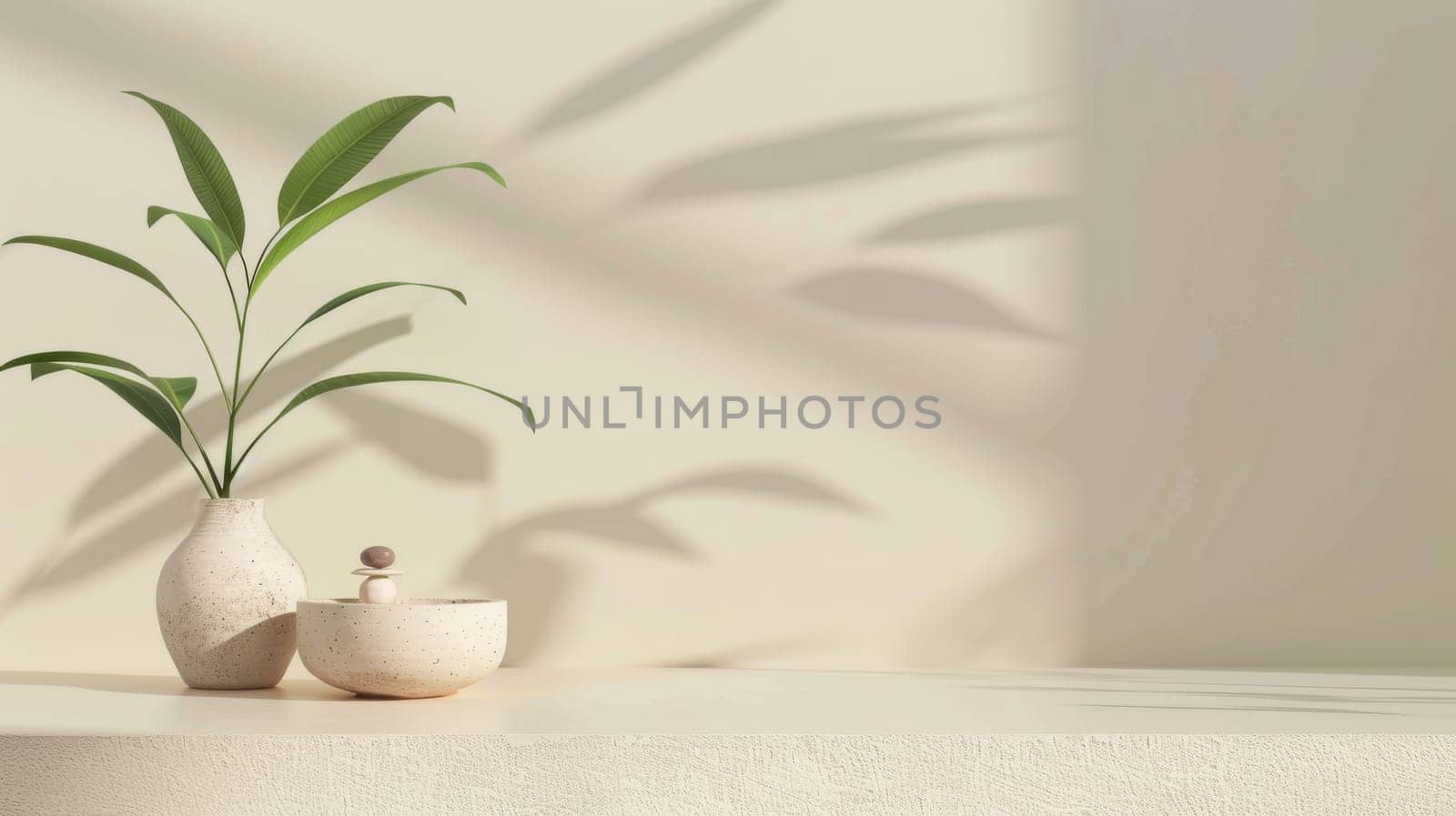 Minimalist mockup composition with a neutral background.