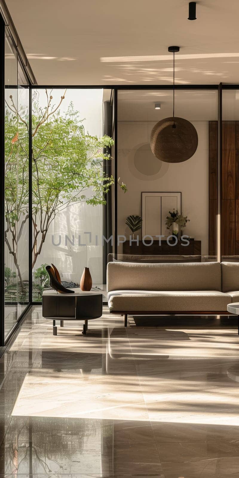 Modern design with ample room for text or image overlay.