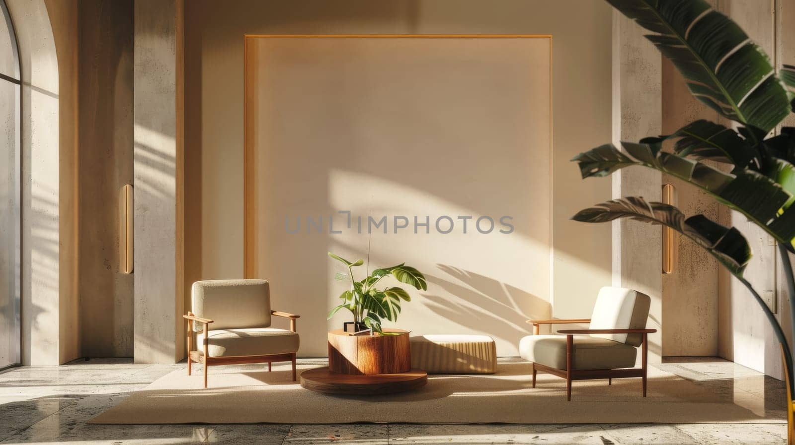 Mockup design with ample space for adding personalized elements.