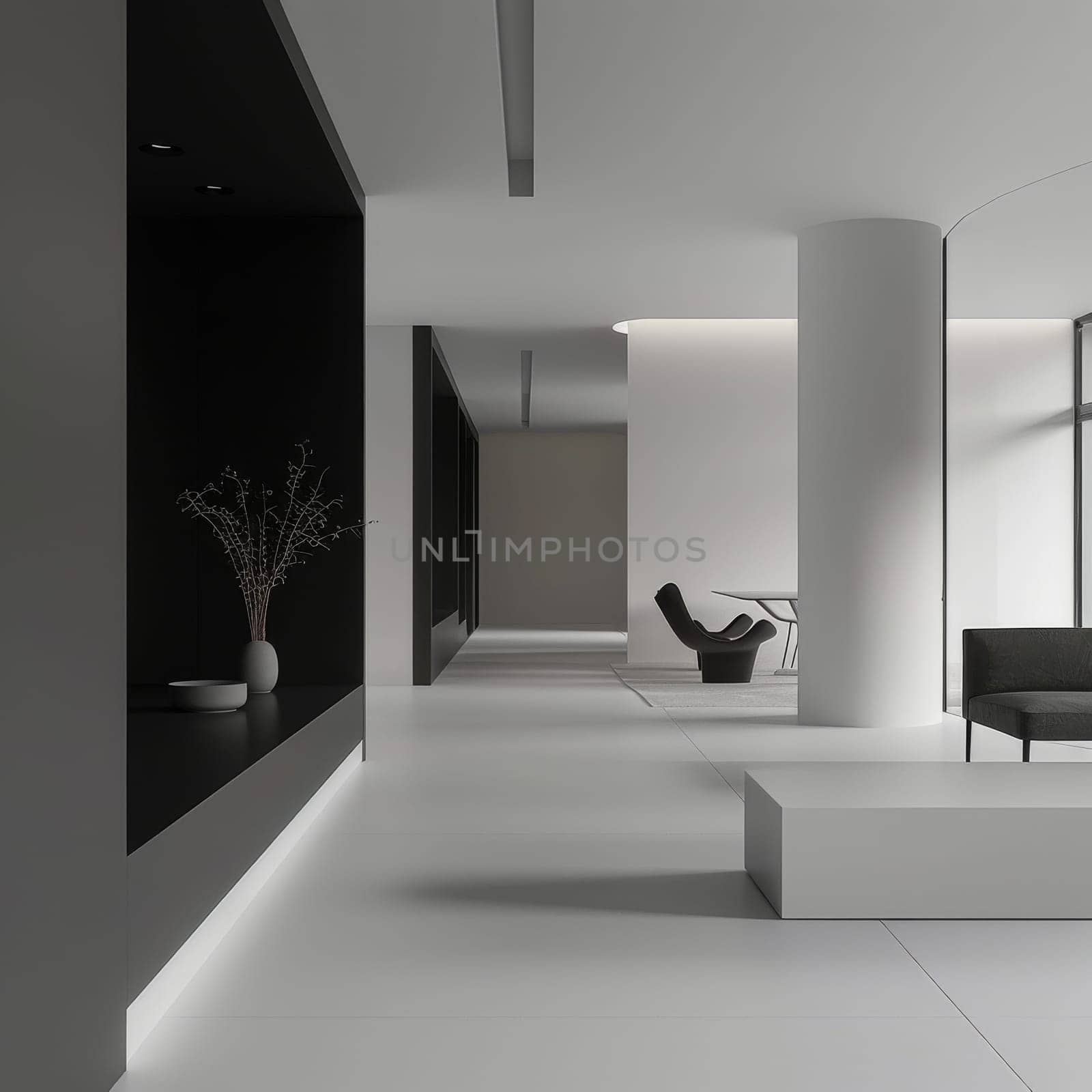Modern minimalist design with plenty of room for text.