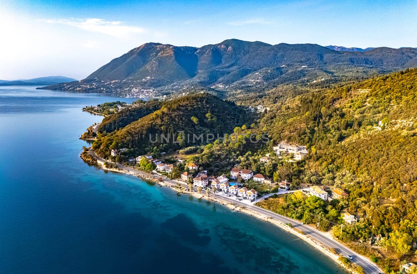 Village of Lygios, near Lefkada City on Lefkada island, Greece.