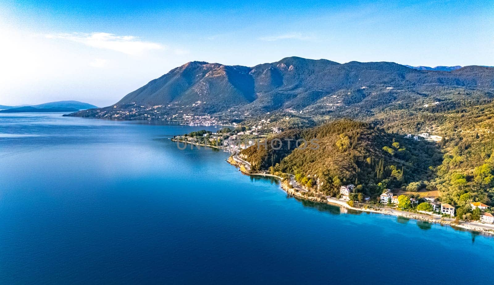 Village of Lygios, near Lefkada City on Lefkada island, Greece.