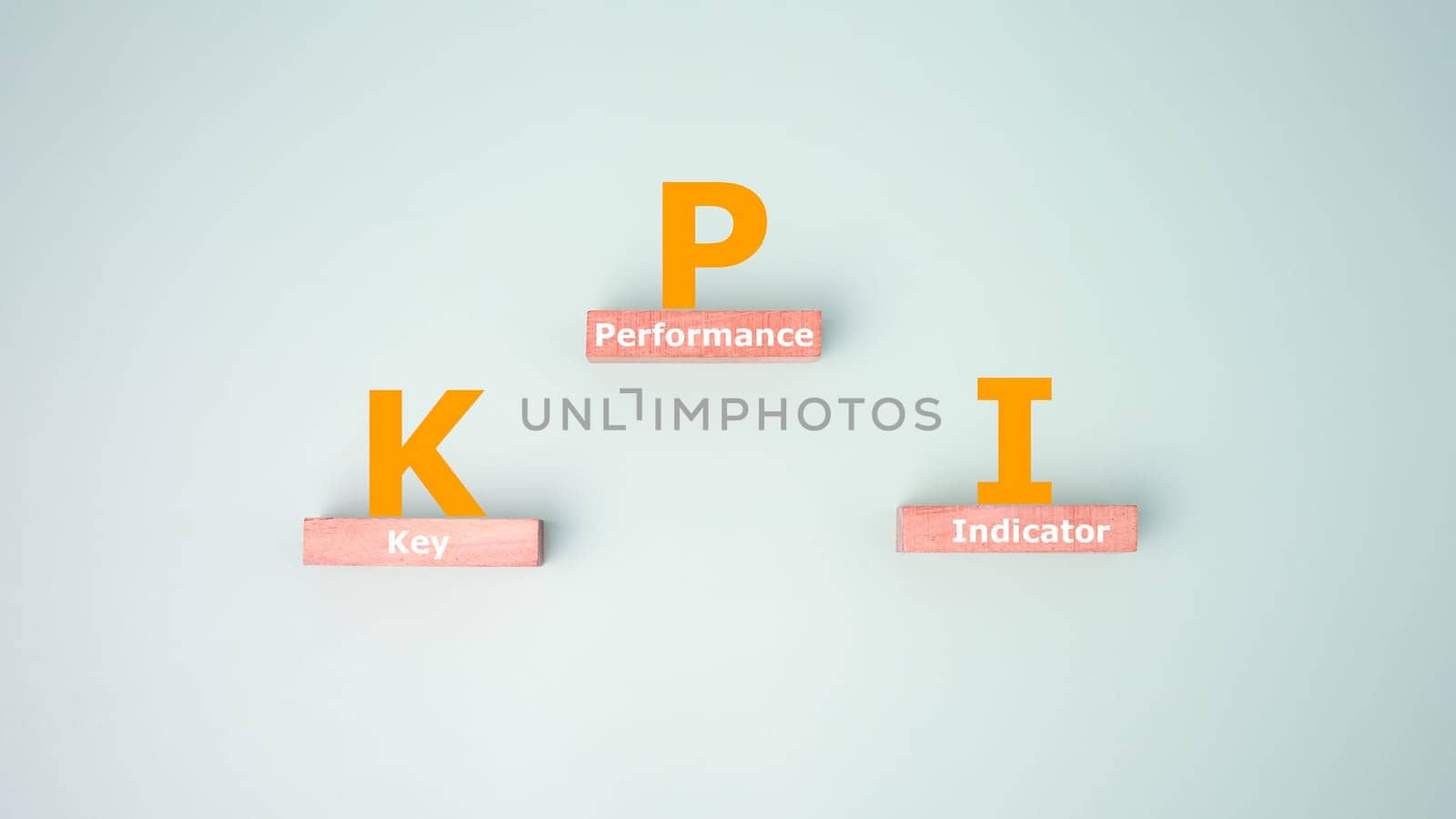 Key Performance Indicators, KPI concept, with icons of strategy, Objective, performance, Optimization to measure achievement versus planned target and achieve the right success for business.