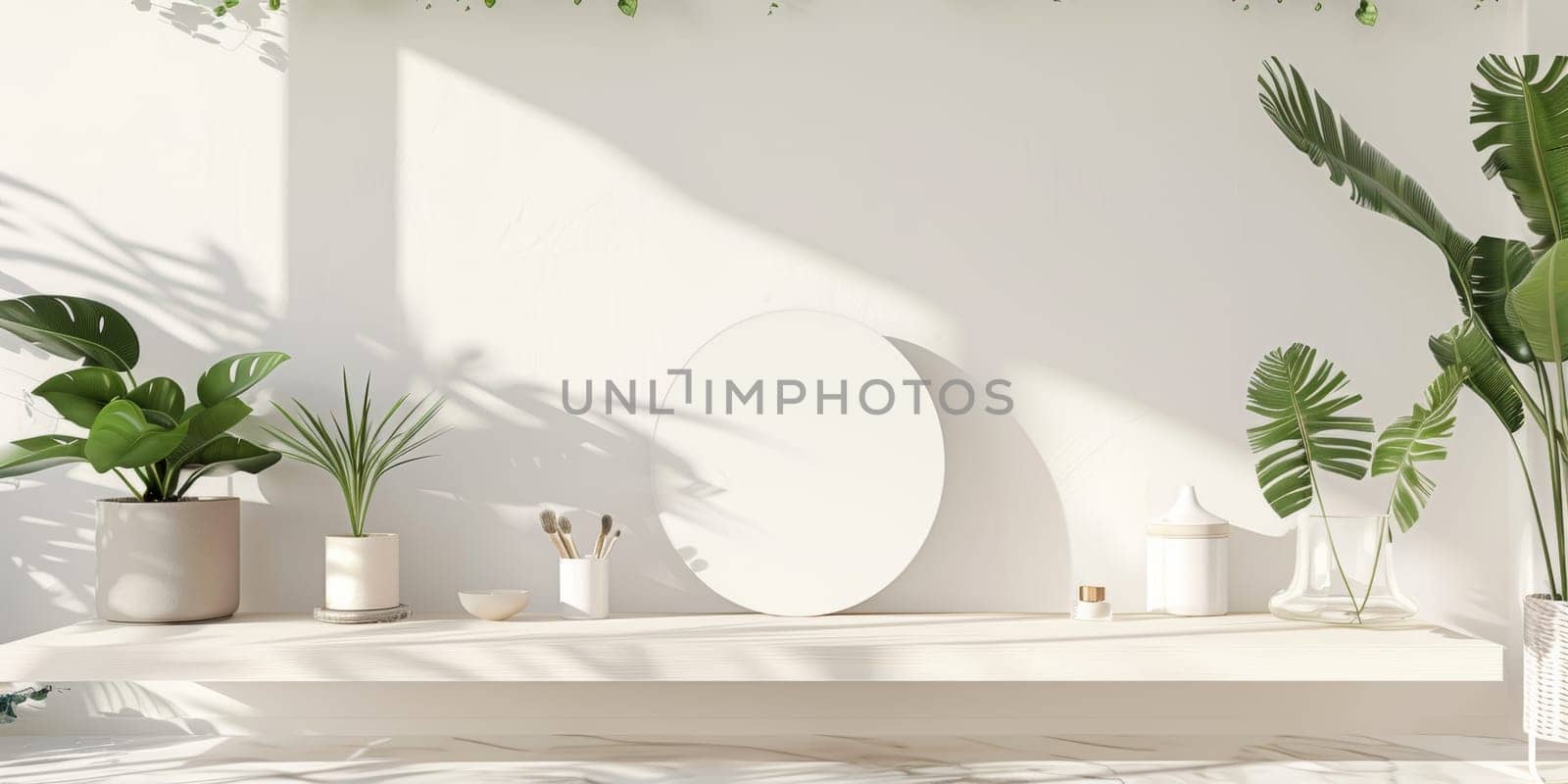 Simple mockup scene with customizable elements.