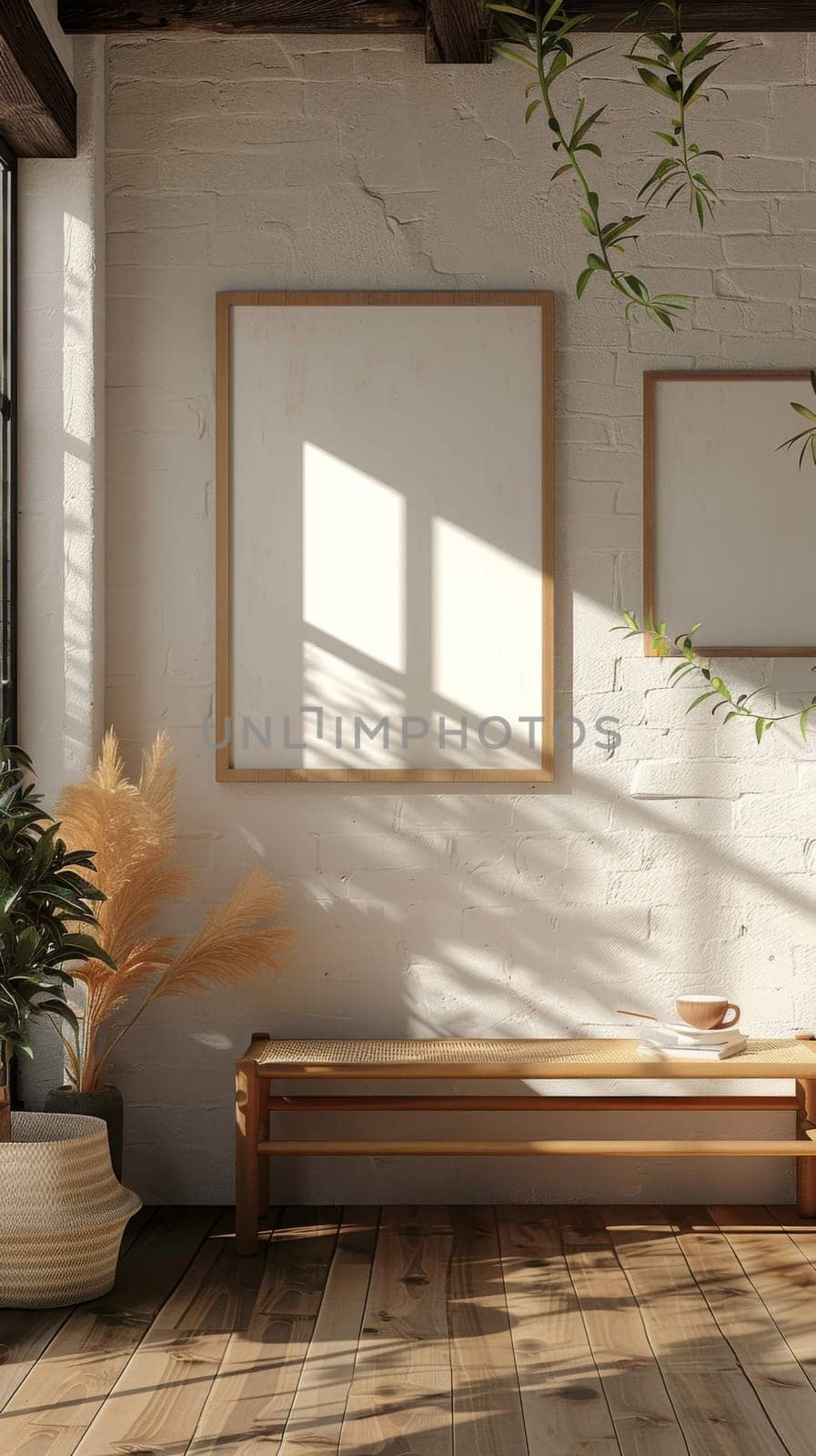 Simple yet effective mockup setup with ample room for customization.