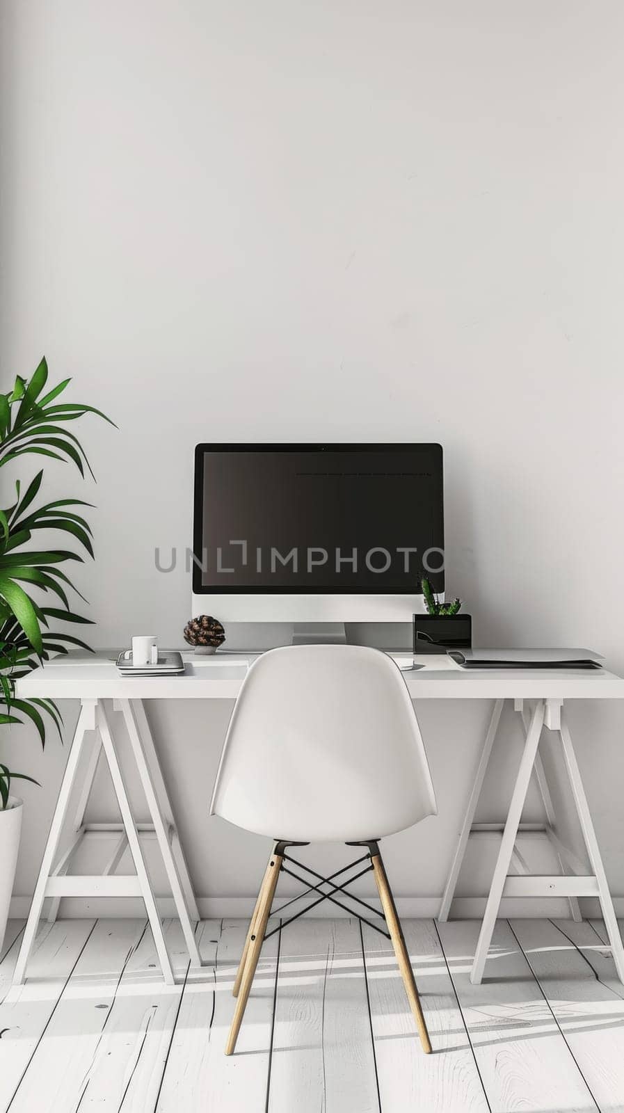 Sleek and elegant mockup setup featuring a simple background.