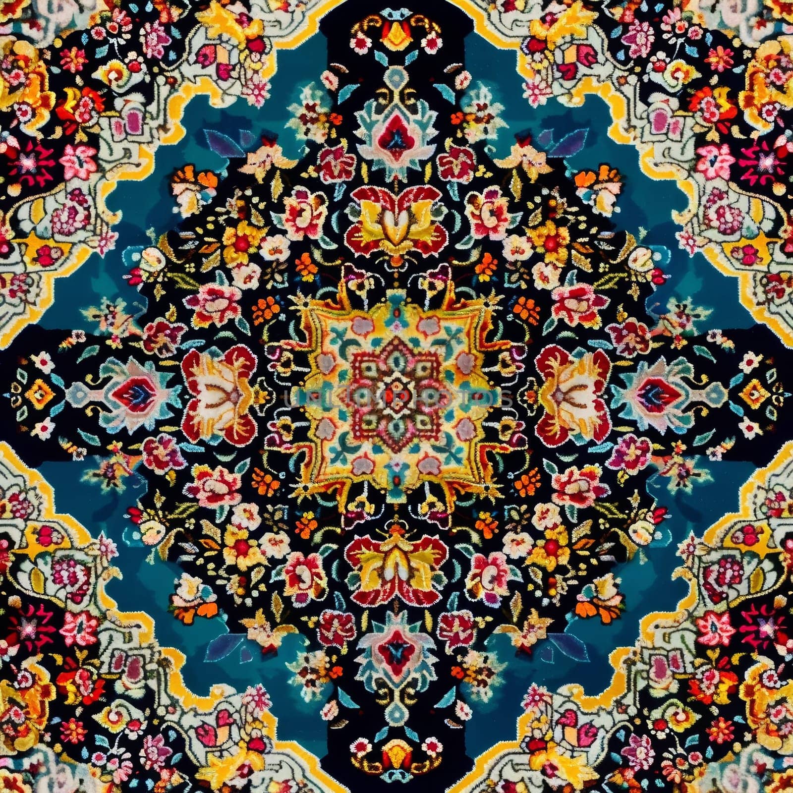 Luxury Indian Rug - backdrop. Old Turkish kilim. Vintage Persian carpet, tribal texture. Ethnic textile. Perfect abstract frame design - background