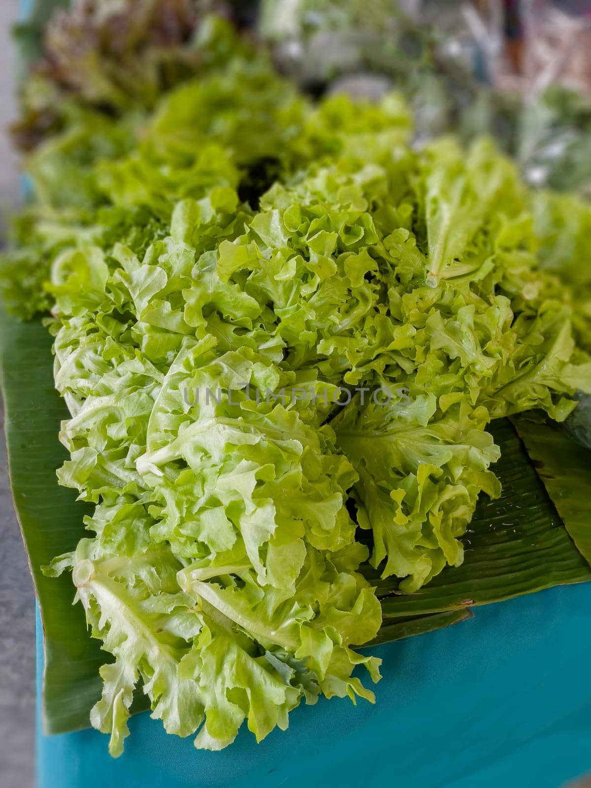 Fresh organic vegetables at local farmers market, stock photo