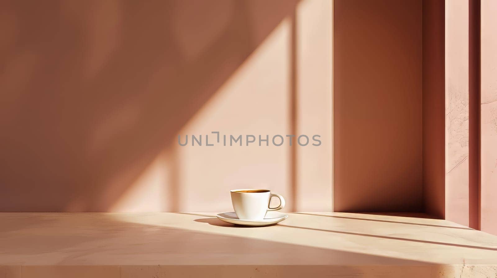 A quiet moment captured with minimalist aesthetics and a cup of coffee