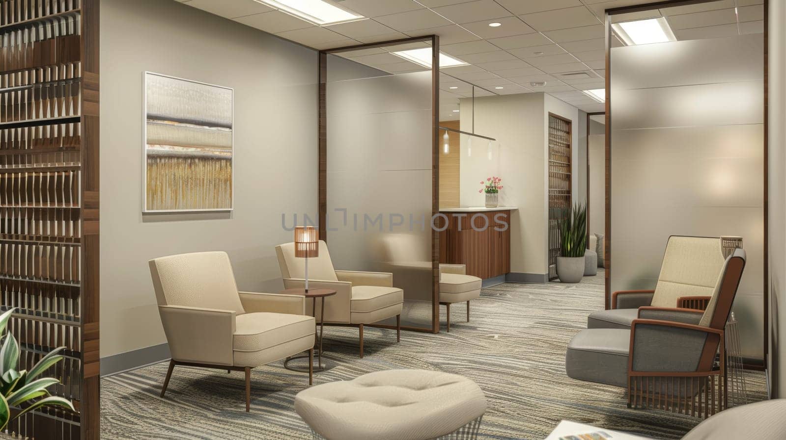 A modern clinic space designed for psychologists