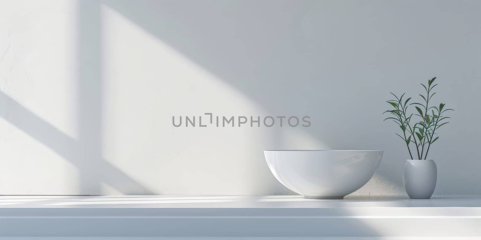Versatile mockup scene with a white background for flexible use.
