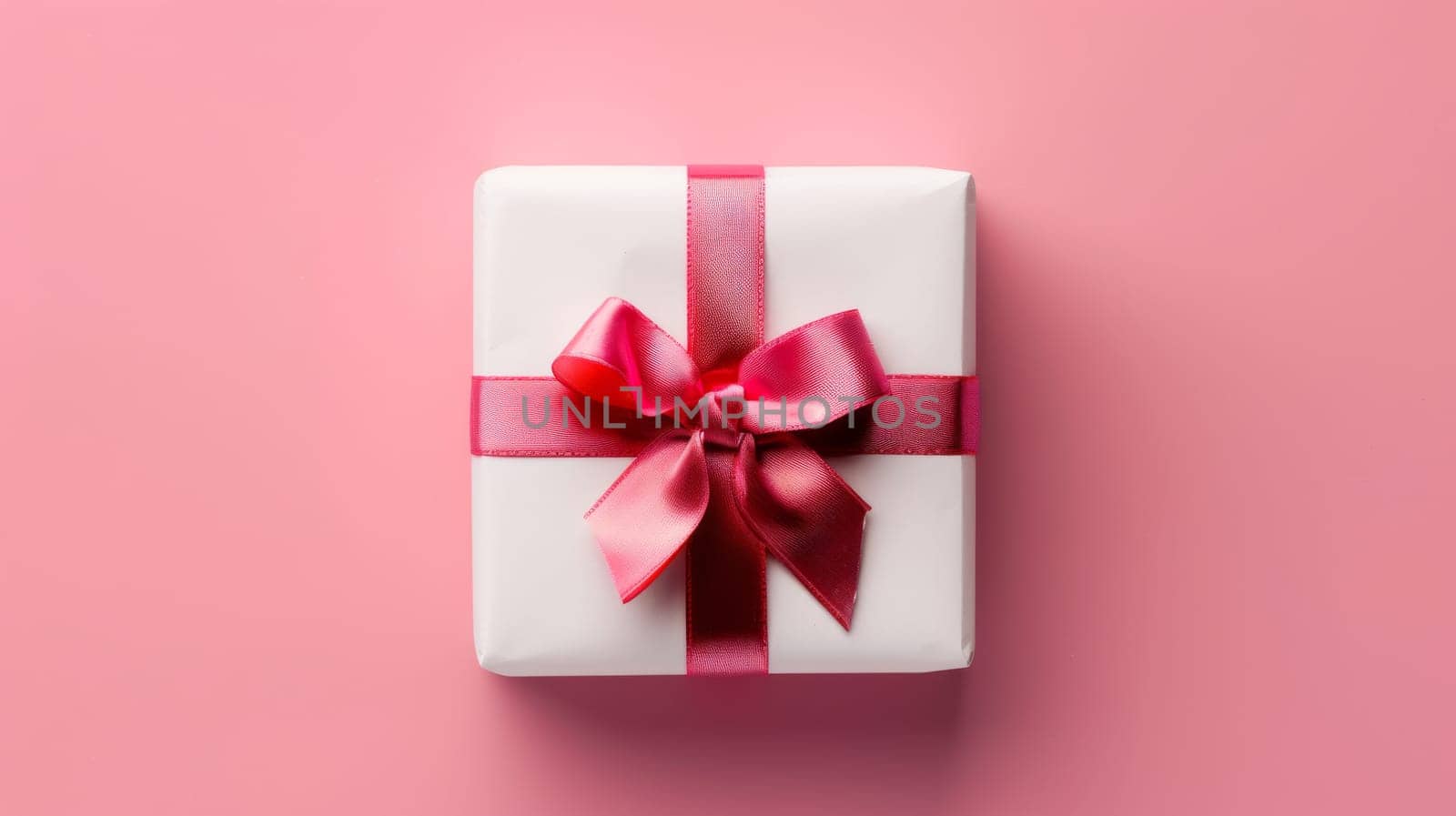 A simple gift box tied with a bow, ready for your loving surprise inside