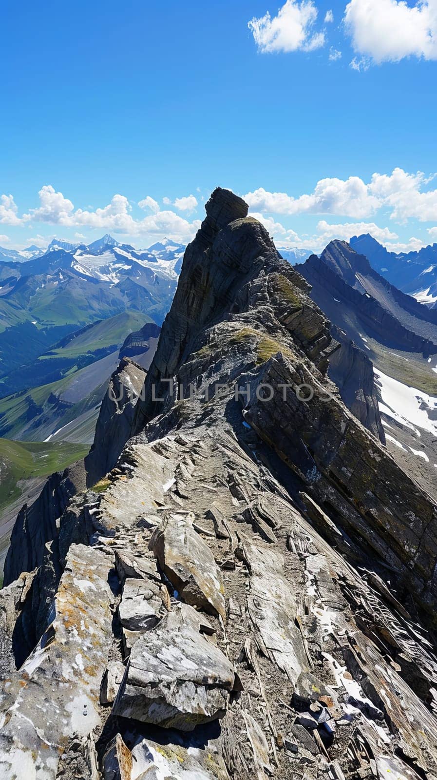 Alpine ridges offering thrilling ridge walks
