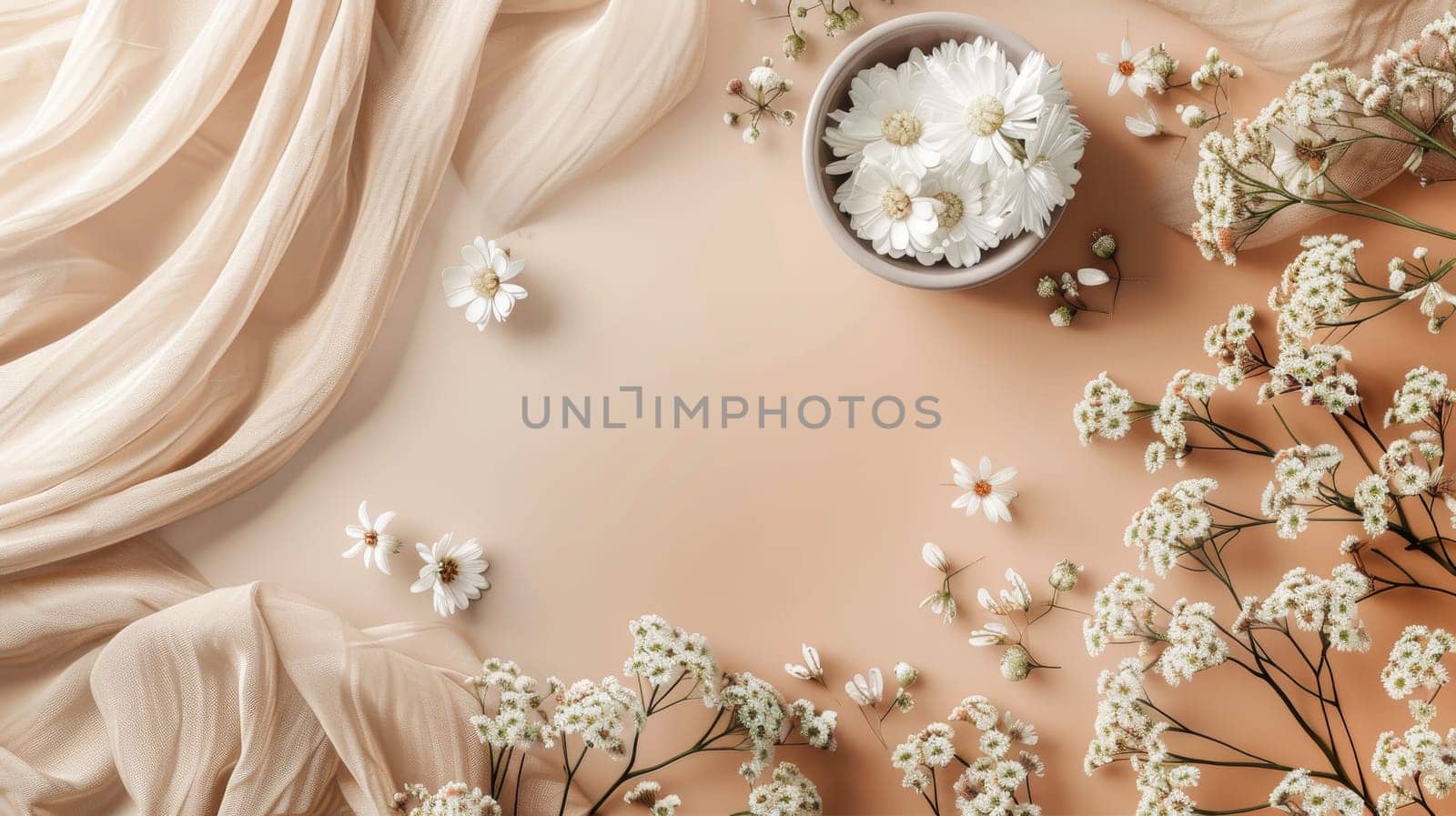 Chic mockup arrangement with intricate decoration for a fashionable presentation.