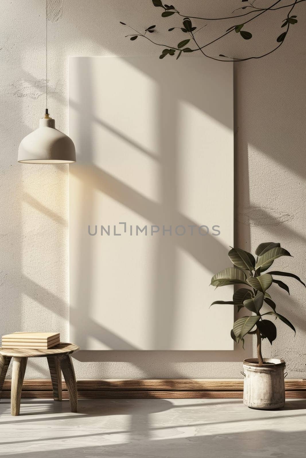 Clean and versatile mockup with ample copy space for text or graphics.