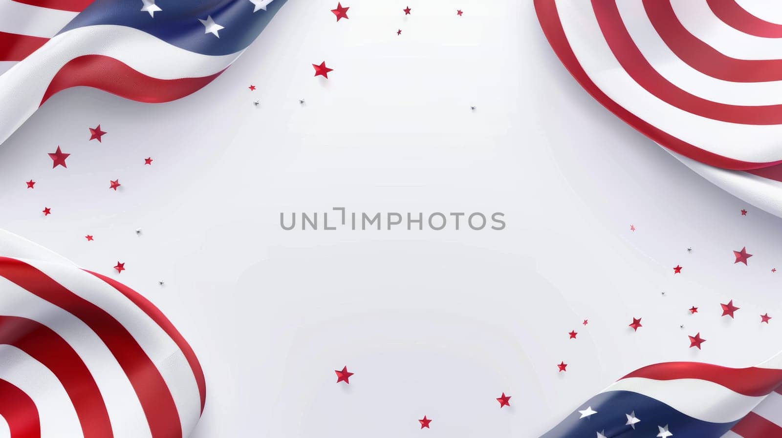 Elegant white background for a Patriot Day celebration.