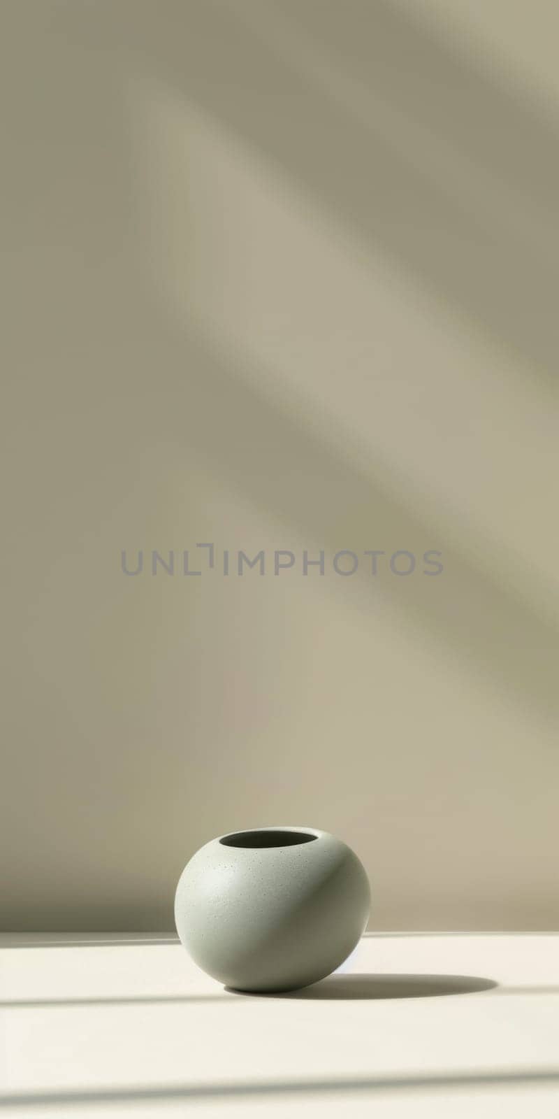 Minimalist marketing design on a plain surface.